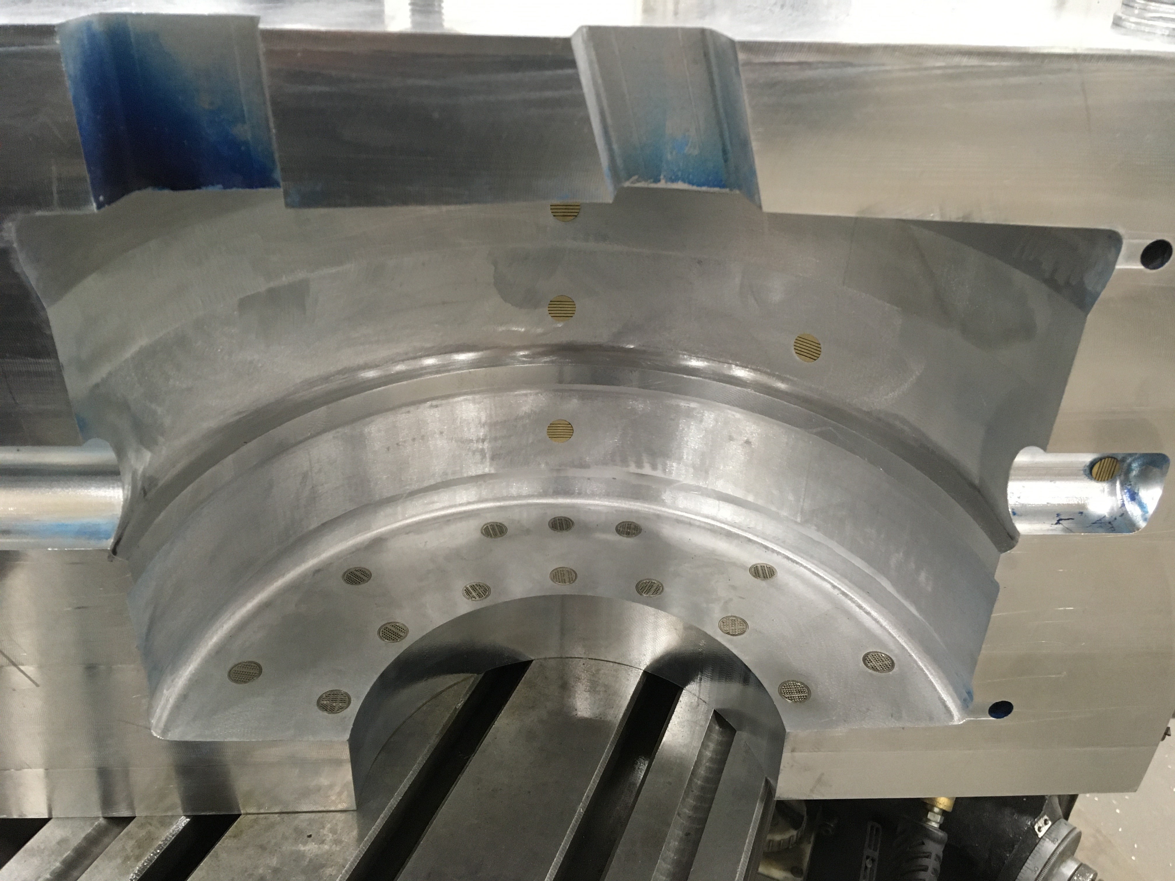 Core Box Vents Cascade Pattern